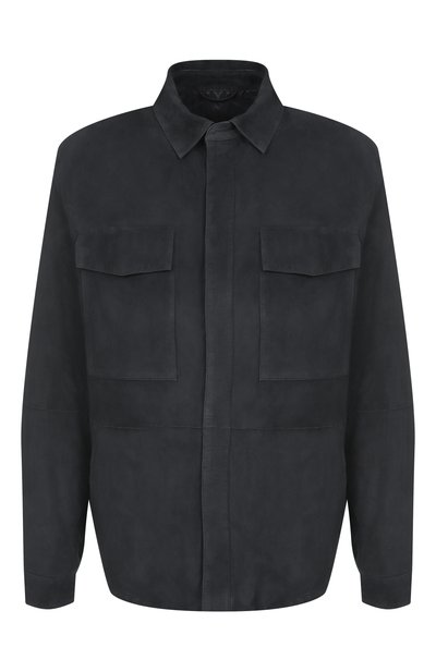 Мужская замшевая куртка-рубашка CORNELIANI, арт. 26L5N1-2620101