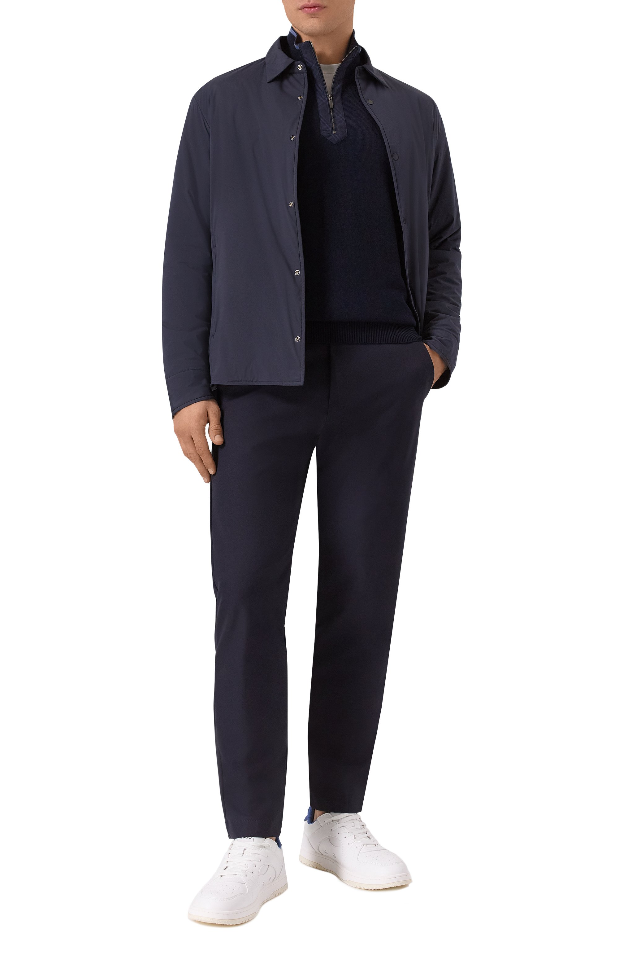 Брюки PAUL&SHARK темно-синего цвета по цене 41400 руб., арт. 15314091, фото 2 Брюки PAUL&SHARK, арт. 15314091, фото 2