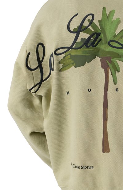 Хлопковый свитшот HUGO светло-зеленого цвета по цене 20950 руб., арт. 50538973, фото 5 Хлопковый свитшот HUGO, арт. 50538973, фото 5