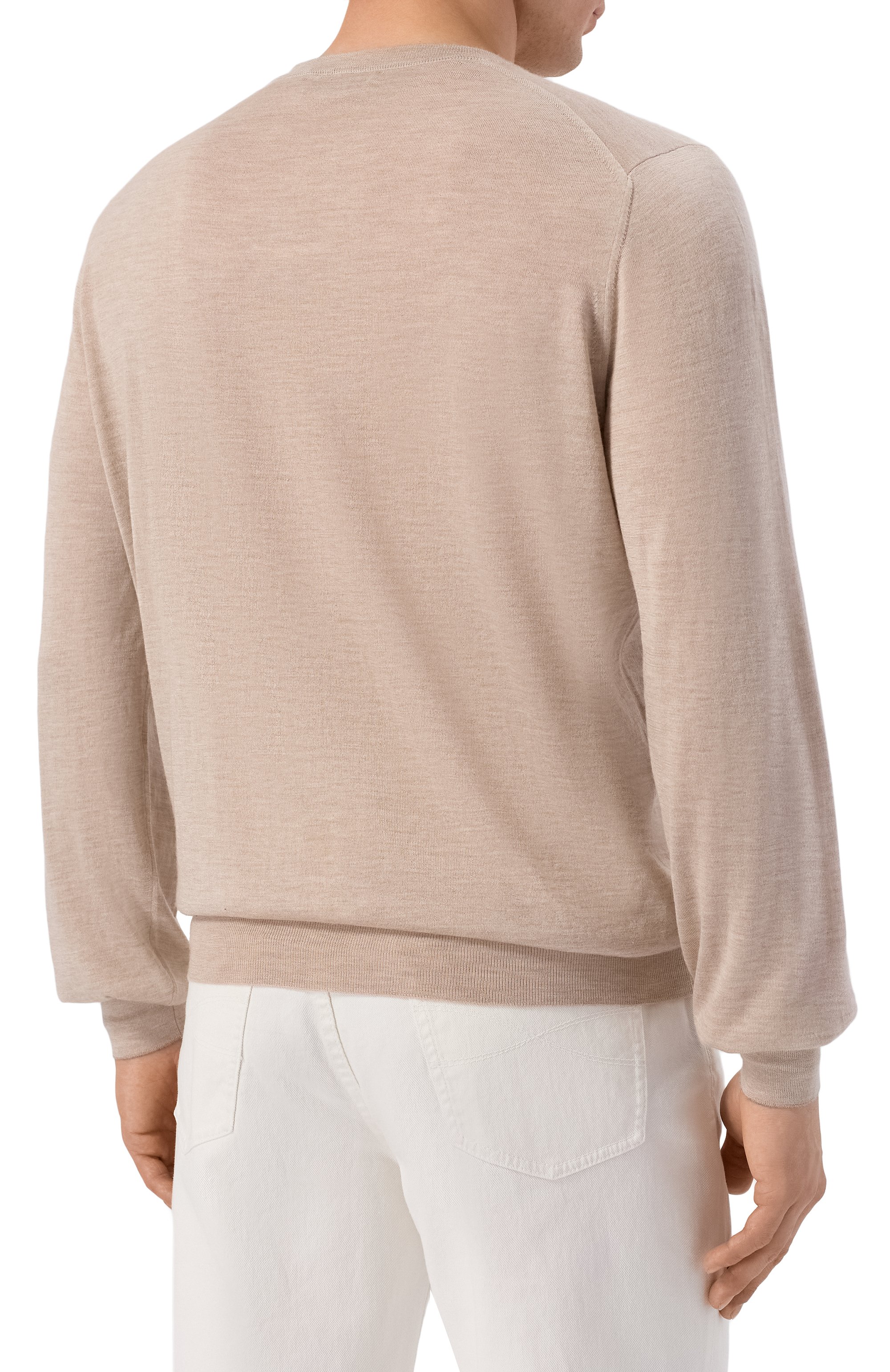 Джемпер из кашемира и шелка BRUNELLO CUCINELLI, арт. M2300100, фото 4