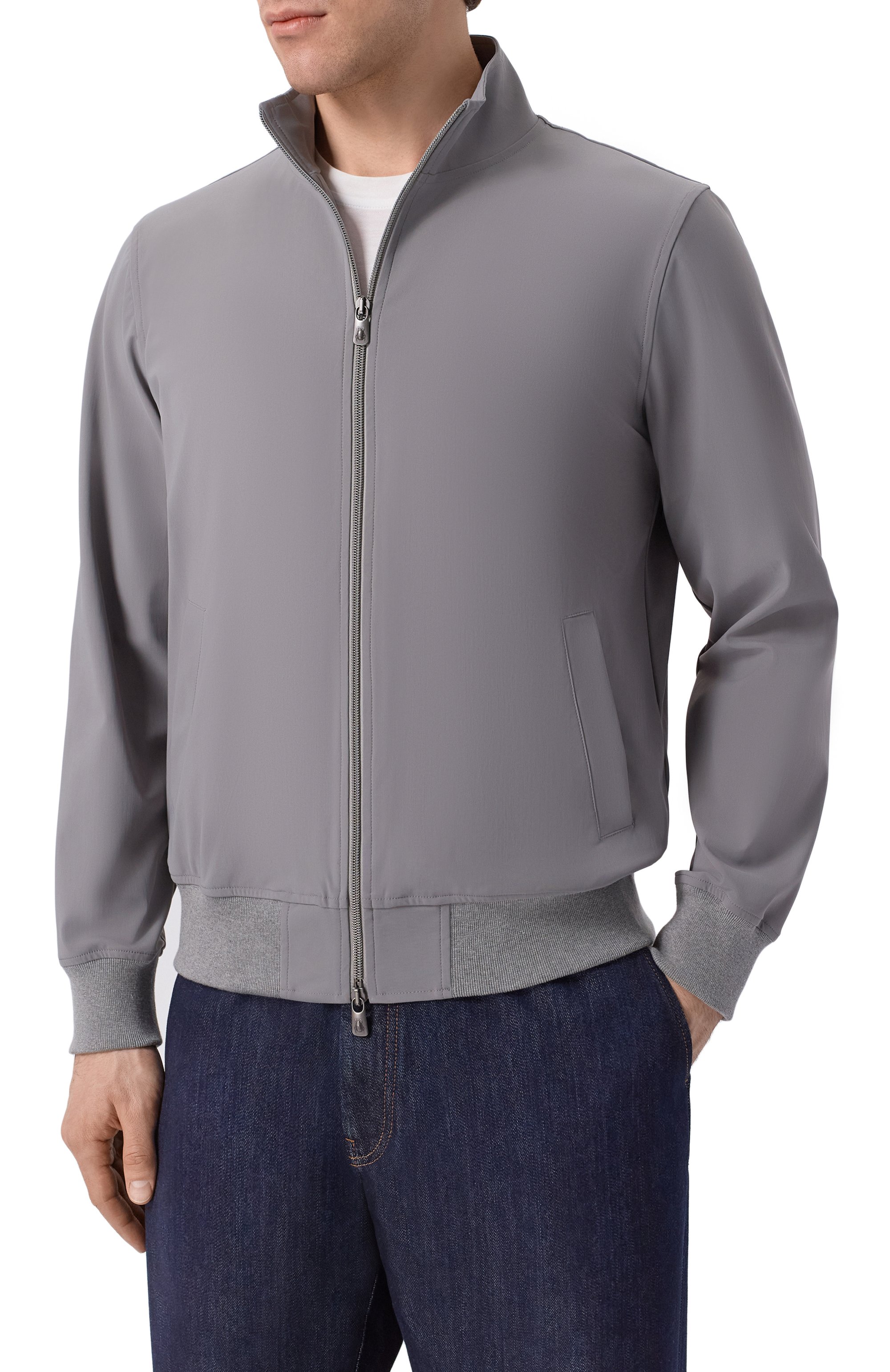 Толстовка CAPOBIANCO серого цвета по цене 59950 руб., арт. 20M451.FC00., фото 3 Толстовка CAPOBIANCO, арт. 20M451.FC00., фото 3