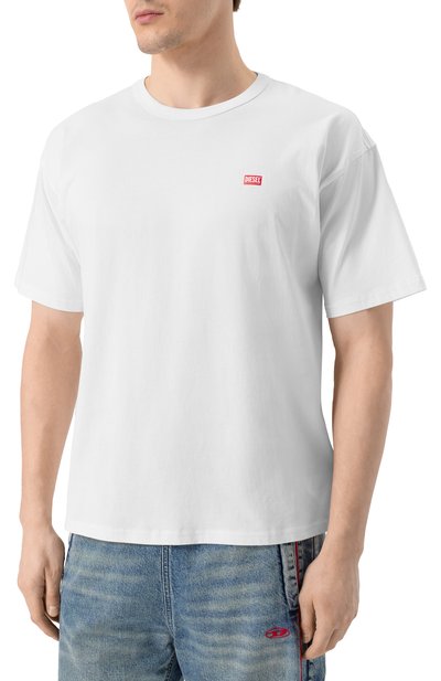 Хлопковая футболка DIESEL, арт. A16400/0QIAM, фото 3