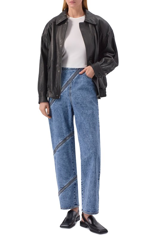 Кожаные сандалии Alaia AA3L1001I072 Чёрный  AA3L1001I072 Фото 3