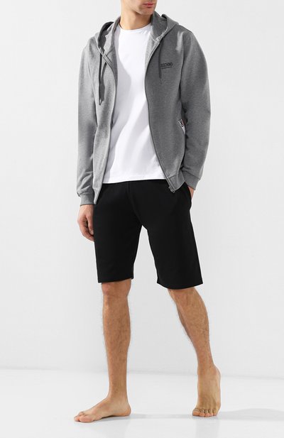 Хлопковая толстовка на молнии с логотипом бренда MOSCHINO, арт. A1710/8116, фото 2