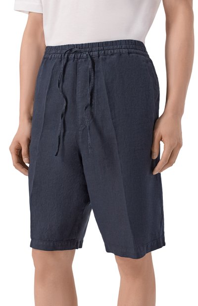 Льняные шорты 120% LINO, арт. 33ALIM29CM/0253/000, фото 3