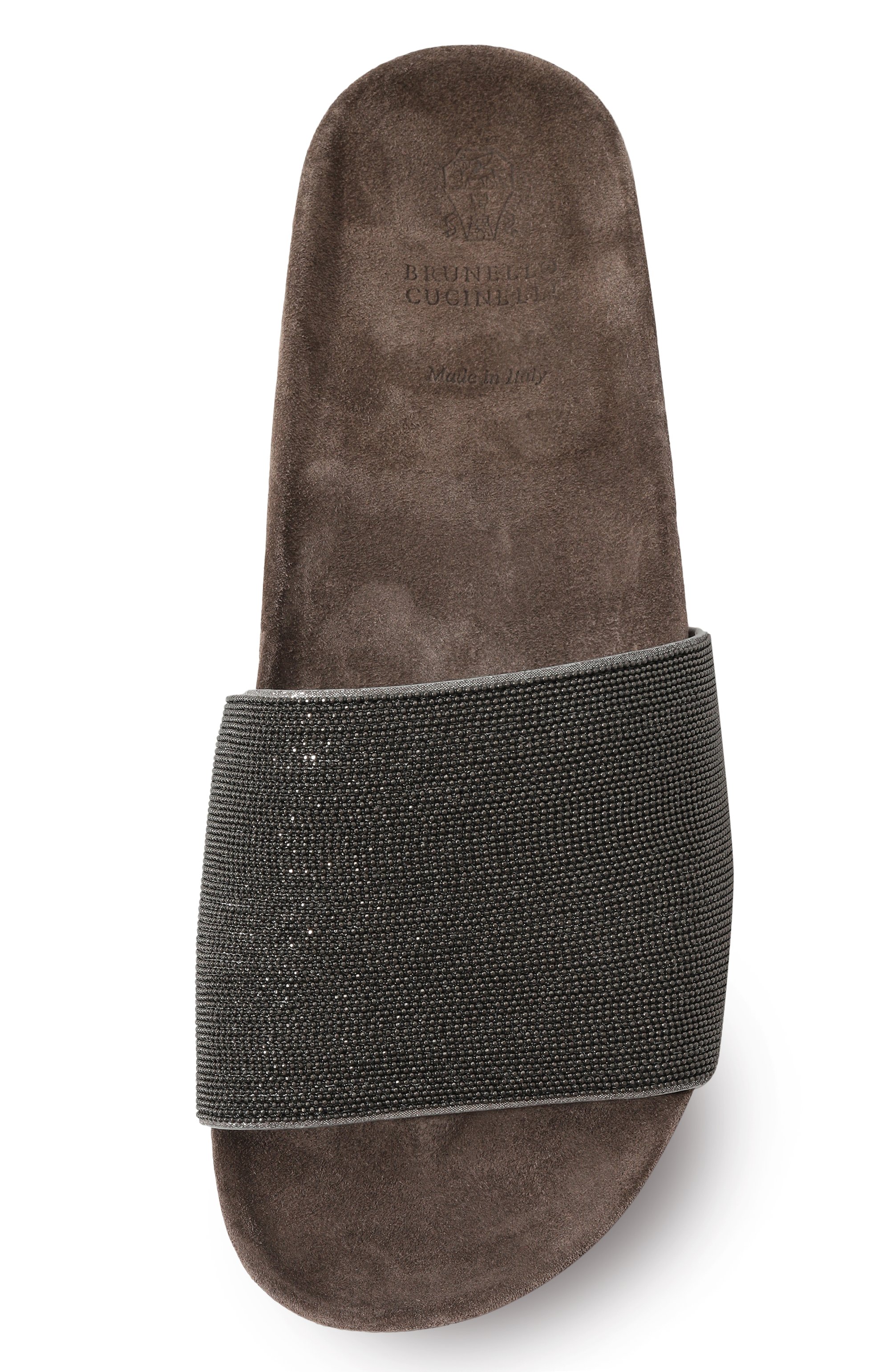 Замшевые шлепанцы BRUNELLO CUCINELLI, арт. MZMIGB1106, фото 6