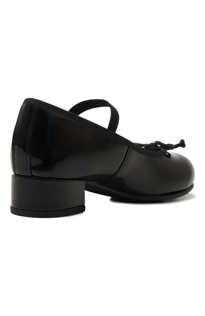 Кожаные туфли PRETTY BALLERINAS черного цвета по цене 18550 руб., арт. 48401, фото 3 Кожаные туфли PRETTY BALLERINAS, арт. 48401, фото 3