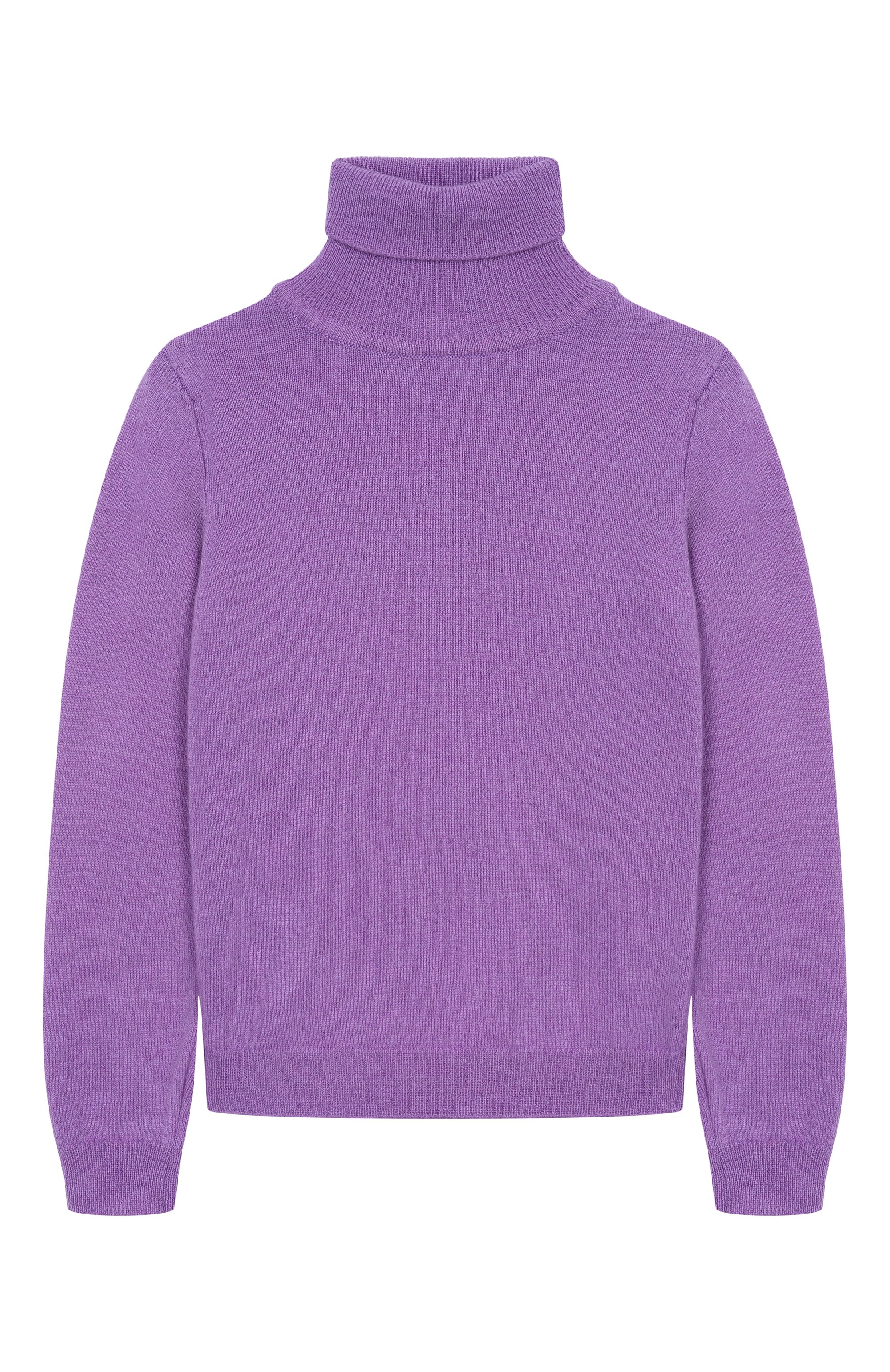 Кашемировая водолазка WOOL AND COTTON сиреневого цвета по цене 16220 руб., арт. KRUSV-2507, фото 1 Кашемировая водолазка WOOL AND COTTON, арт. KRUSV-2507, фото 1