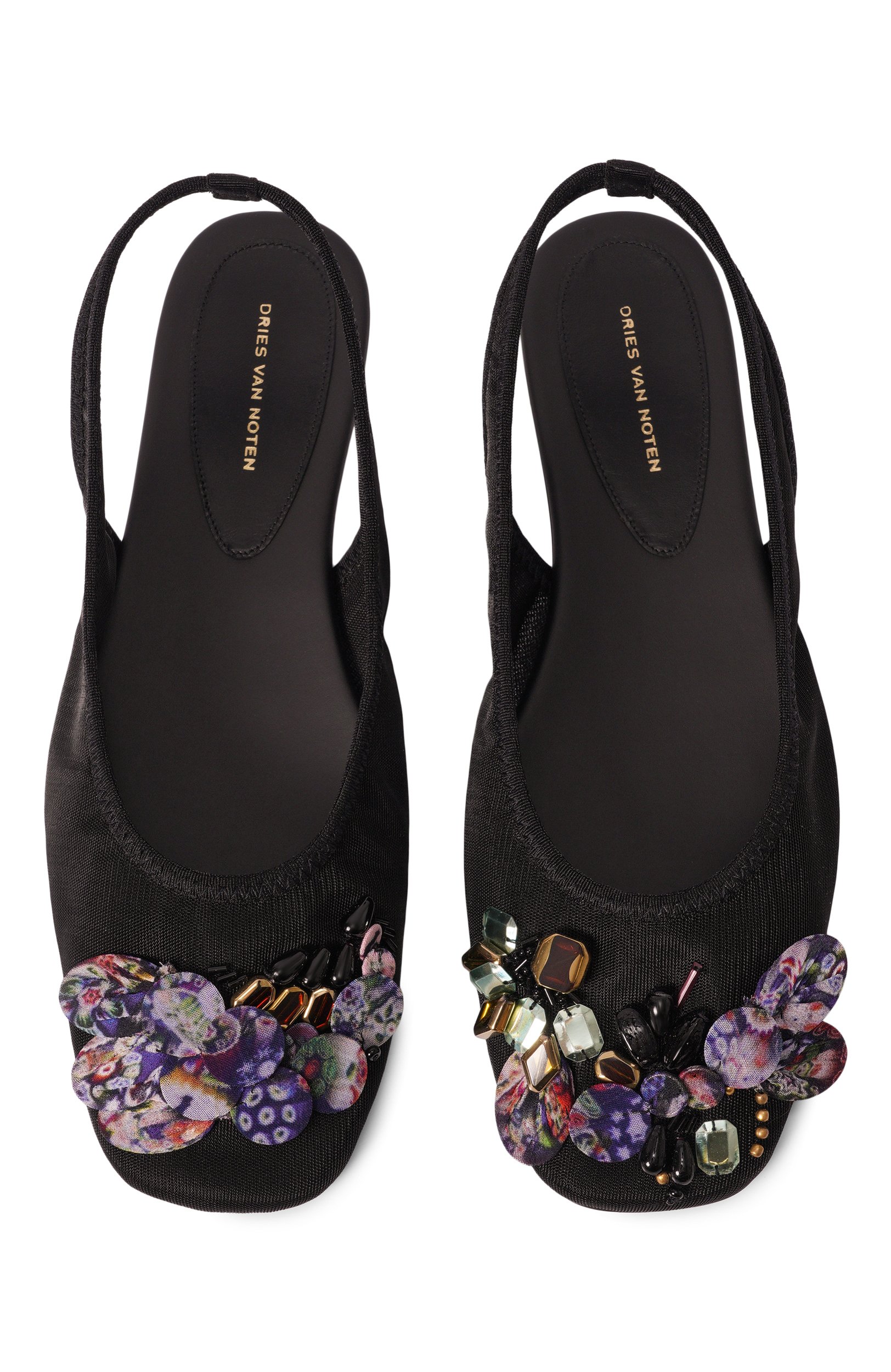 Текстильные балетки DRIES VAN NOTEN, арт. 262-131709/0800, фото 6