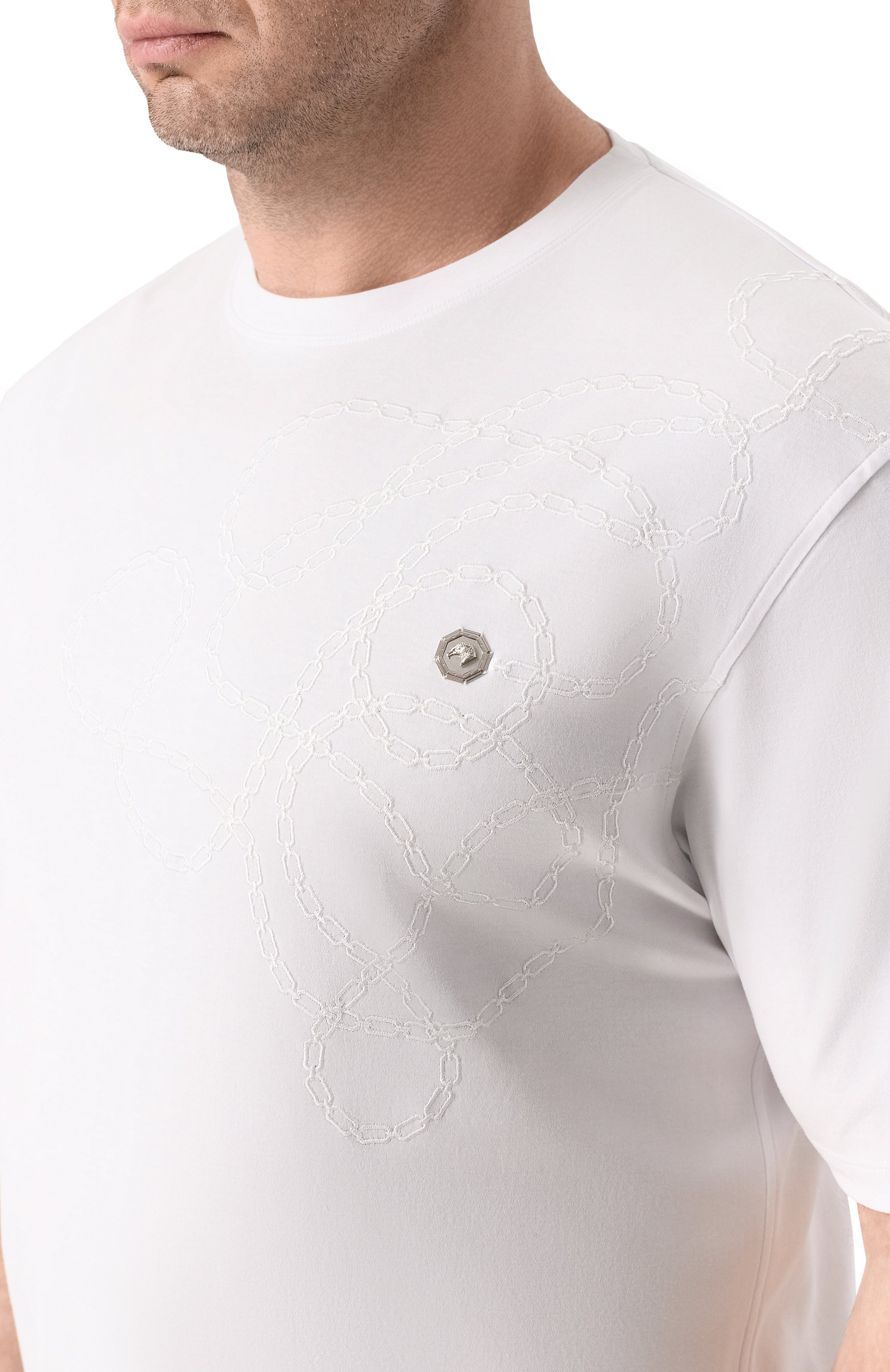 Хлопковая футболка STEFANO RICCI, арт. MNH6105080/LUXT, фото 5