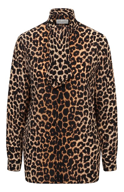 Женская шелковая блузка SAINT LAURENT, арт. 631540/Y2B09