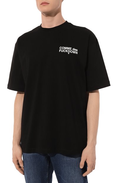 Хлопковая футболка COMME DES FUCKDOWN, арт. CFABM01366, фото 3