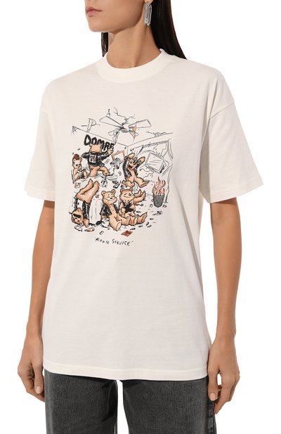 Хлопковая футболка DOMREBEL, арт. R00M SERVICE/T-SHIRT, фото 3