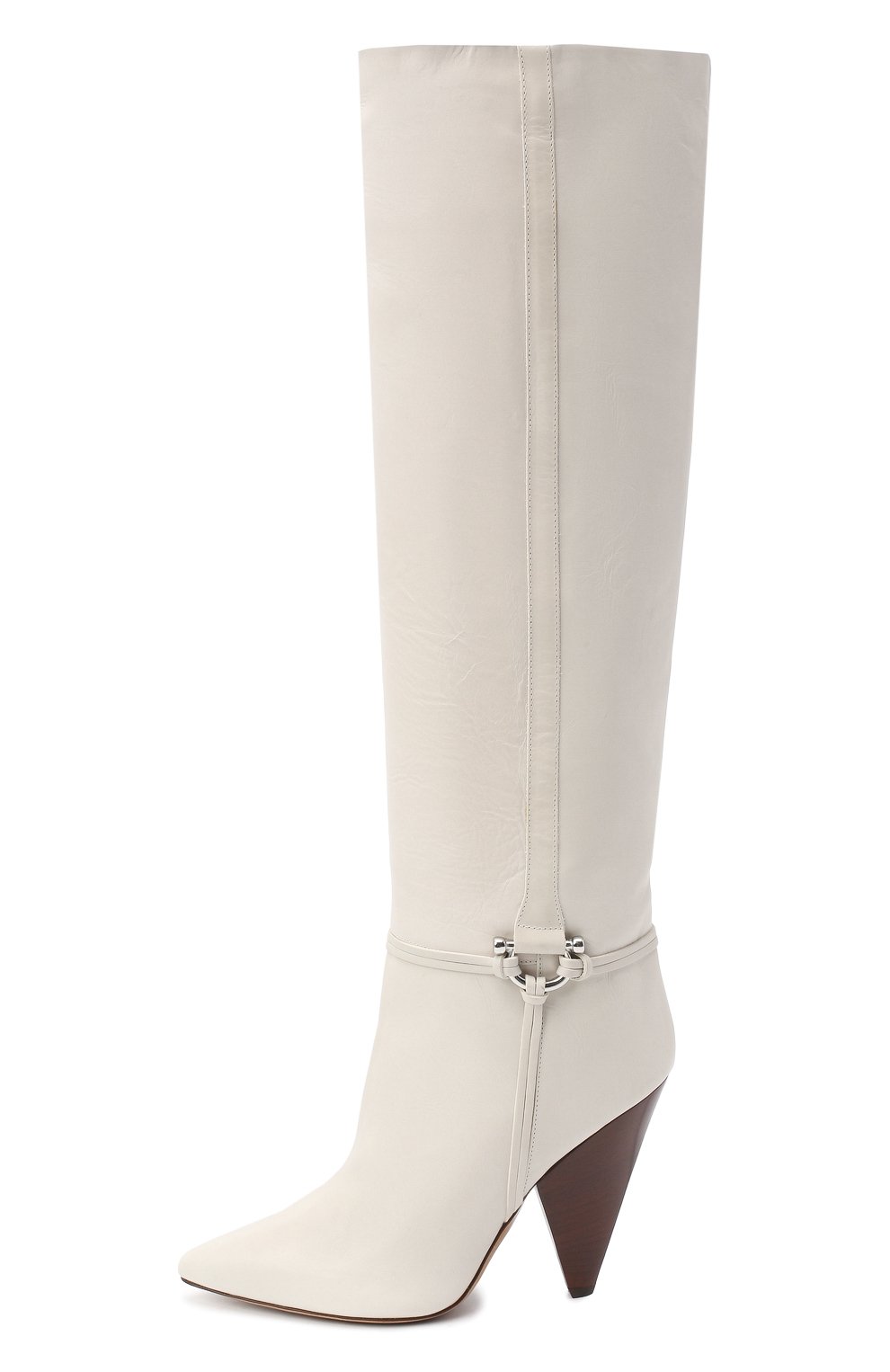 Кожаные сапоги lazu ISABEL MARANT белого цвета по цене 154500 руб., арт. LAZU/BT0158-20H001S, фото 3 Кожаные сапоги lazu ISABEL MARANT, арт. LAZU/BT0158-20H001S, фото 3