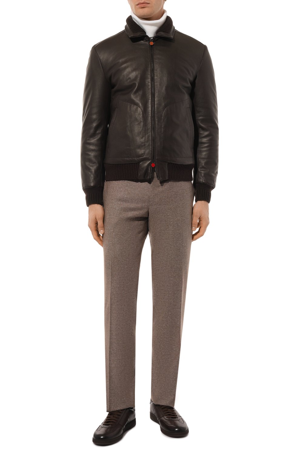 Брюки из шерсти и шелка BERWICH коричневого цвета по цене 39400 руб., арт. SC/1/ZG1436X, фото 2 Брюки из шерсти и шелка BERWICH, арт. SC/1/ZG1436X, фото 2