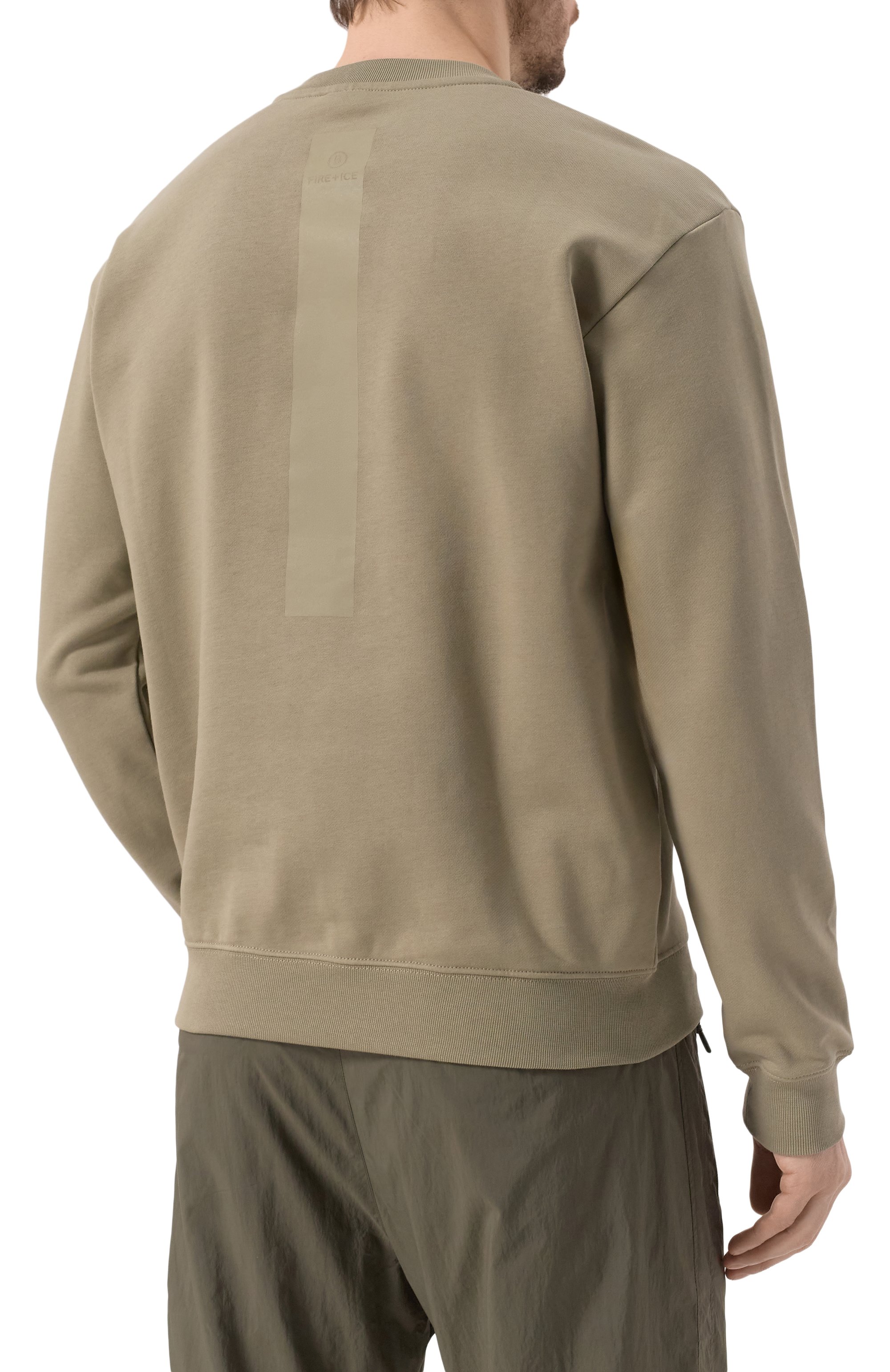 Хлопковый свитшот BOGNER FIRE+ICE хаки цвета по цене 18400 руб., арт. 84307936, фото 4 Хлопковый свитшот BOGNER FIRE+ICE, арт. 84307936, фото 4