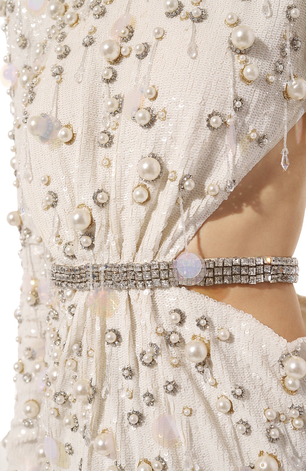 Платье с отделкой пайетками GIAMBATTISTA VALLI, арт. 24FWSVAS5045-E2ASJ, фото 5