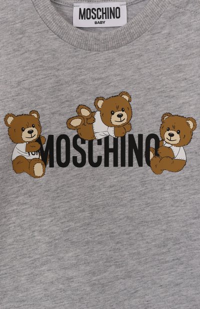 Хлопковая футболка MOSCHINO, арт. MUM04A/LAA03, фото 3