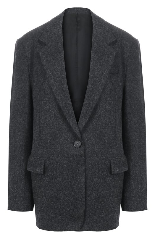 Шерстяной жакет TOTEME 254-WRZ0049-FB0024 Серый 254-WRZ0049-FB0024