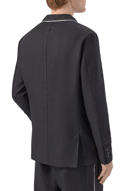 Льняной пиджак HANNES ROETHER, арт. LED32GER.602, фото 4