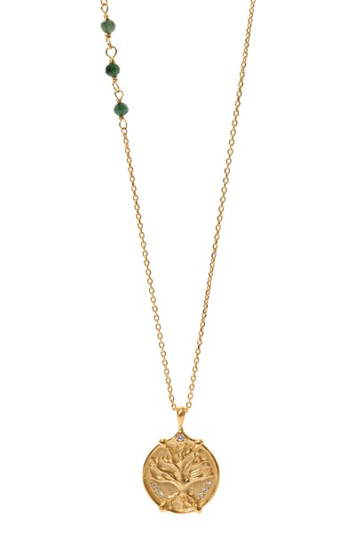 Подвеска на цепочке HANKA_IN золотого цвета по цене 21250 руб., арт. SHARM-SA-EMER-MVIT-0.5M, фото 3 Подвеска на цепочке HANKA_IN, арт. SHARM-SA-EMER-MVIT-0.5M, фото 3