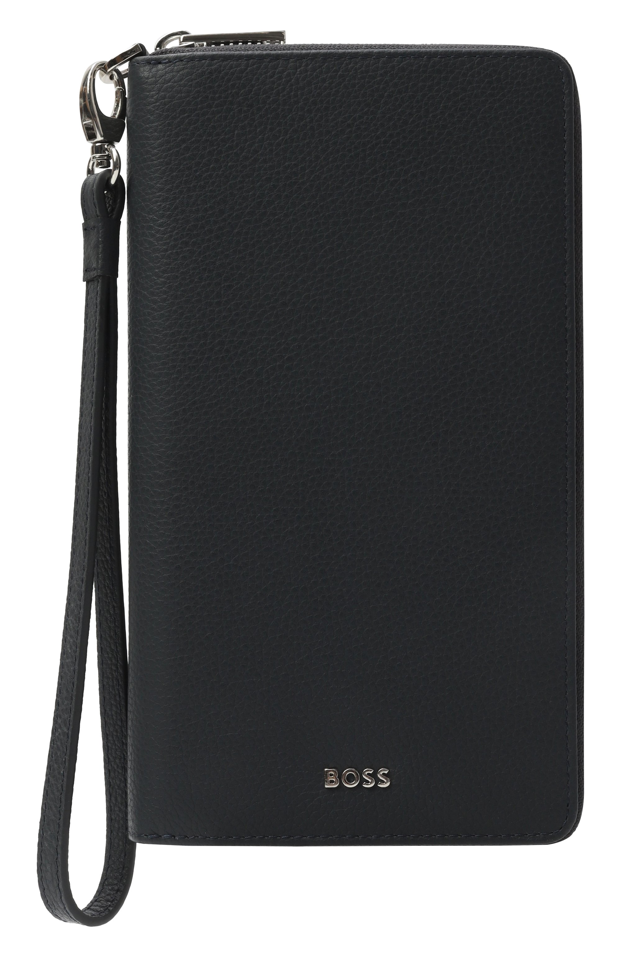 Кожаный футляр для документов BOSS темно-синего цвета по цене 31400 руб., арт. HBMA00097M, фото 4 Кожаный футляр для документов BOSS, арт. HBMA00097M, фото 4