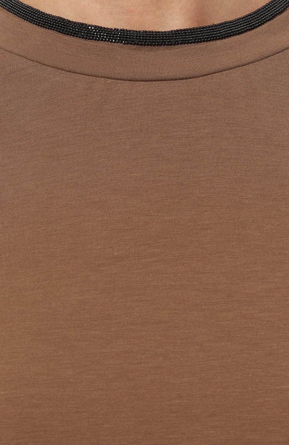 Хлопковый топ BRUNELLO CUCINELLI, арт. MPT18BD200, фото 5