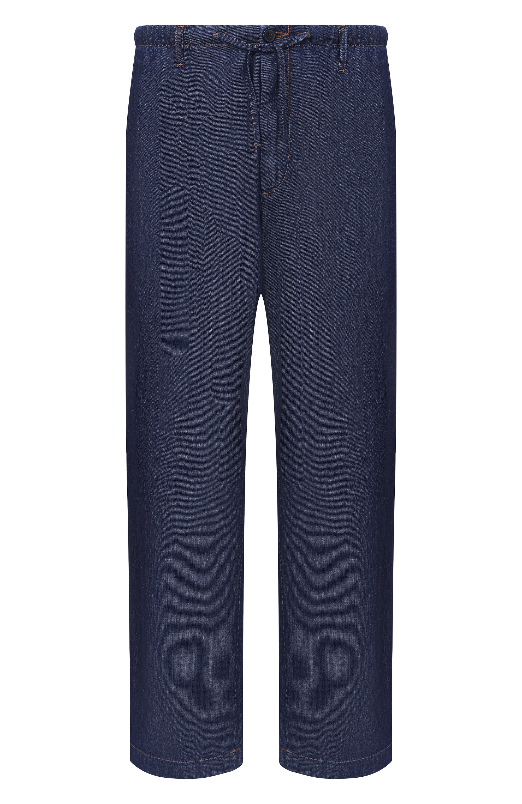 Джинсы DRIES VAN NOTEN темно-синего цвета по цене 61800 руб., арт. 020908/3386, фото 1 Джинсы DRIES VAN NOTEN, арт. 020908/3386, фото 1