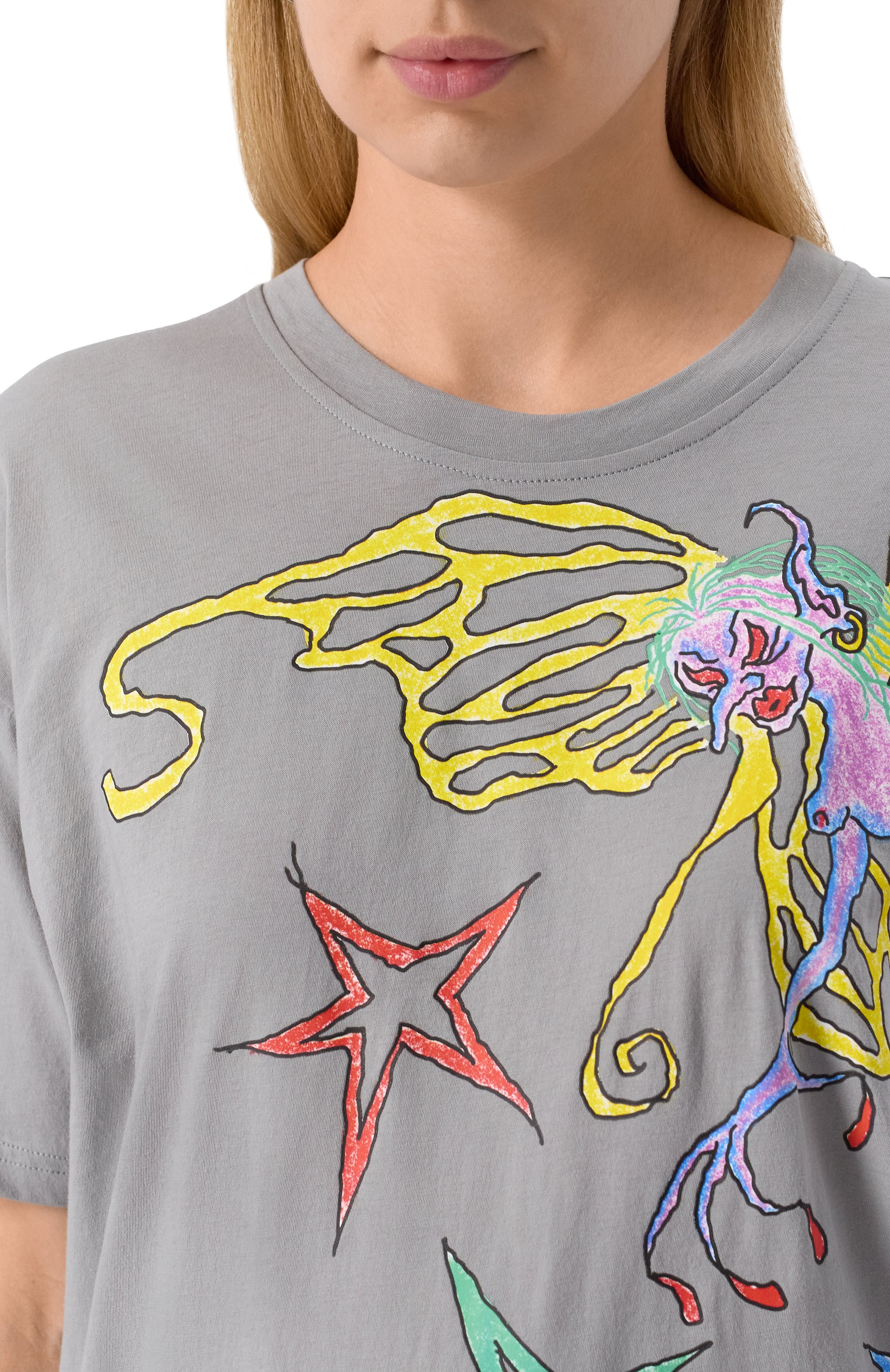 Хлопковая футболка DIESEL, арт. A17719/0AKBY, фото 5