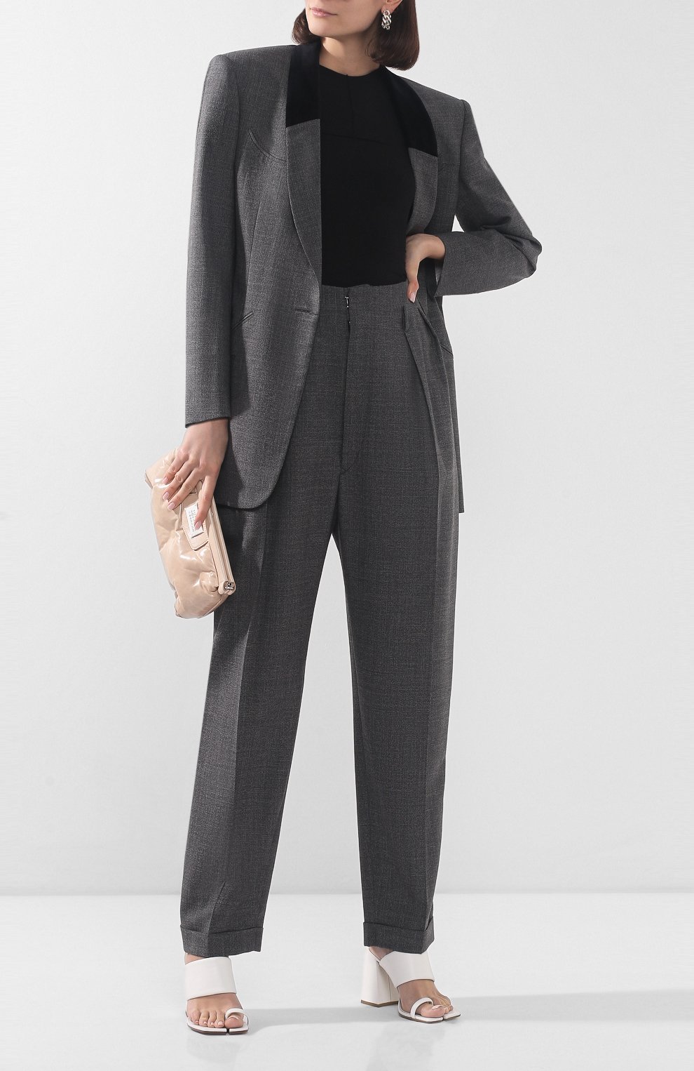 Шерстяные брюки MAISON MARGIELA, арт. S29KA0338/S52955, фото 2