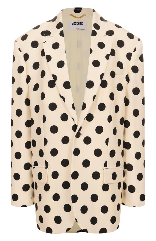 Шерстяной жакет Moschino A0507/5451 Кремовый A0507/5451