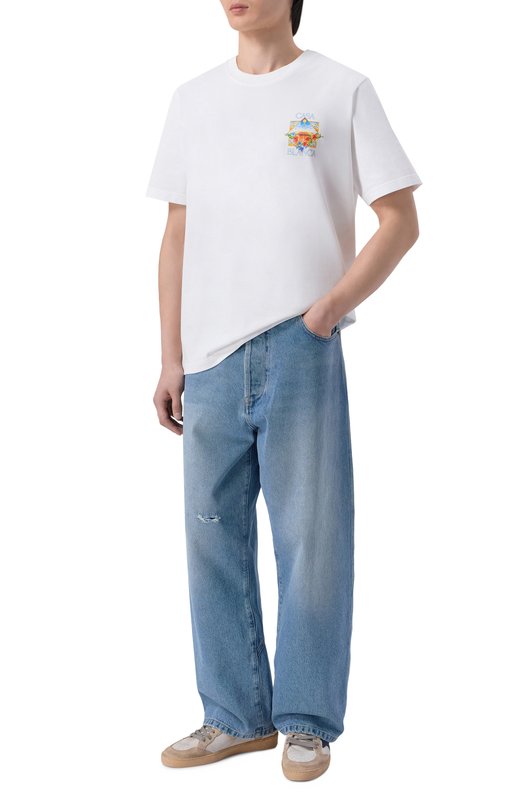 Кожаные кеды Ball Star Golden Goose Deluxe Brand GMF01034.F008127 Бежевый  GMF01034.F008127 Фото 2