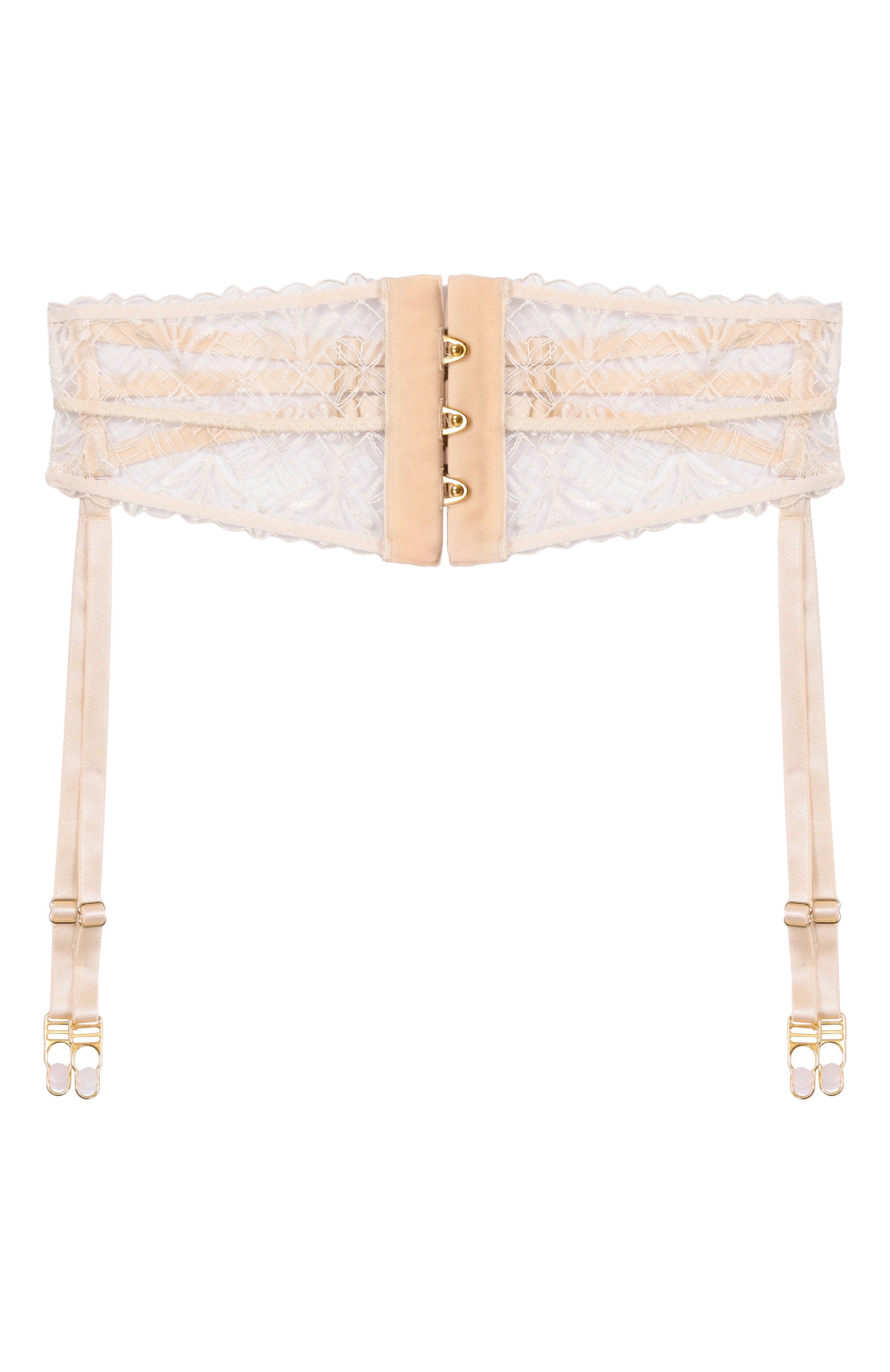 Пояс для чулок AUBADE бежевого цвета по цене 23420 руб., арт. 6C52, фото 1 Пояс для чулок AUBADE, арт. 6C52, фото 1