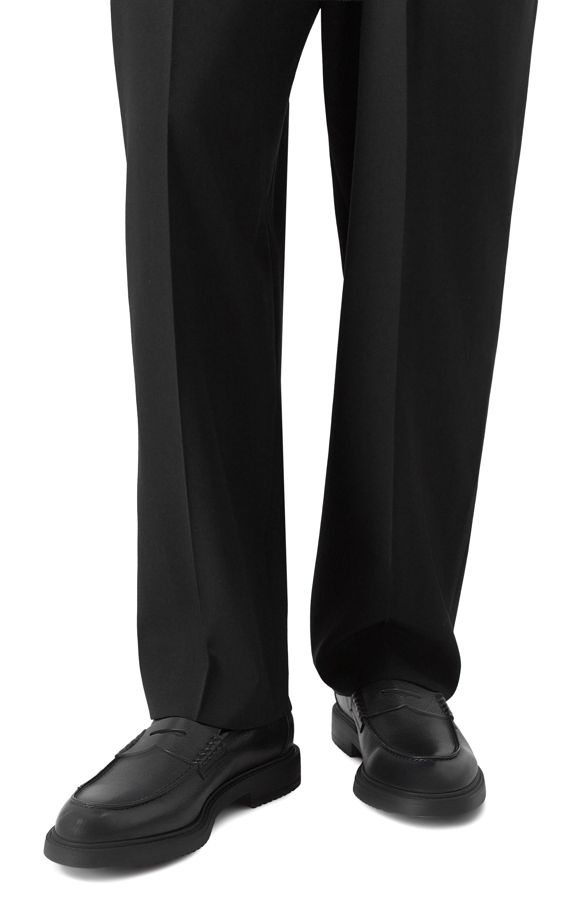 Кожаные пенни-лоферы DOUCAL'S, арт. DU3495RALPUF259N, фото 3