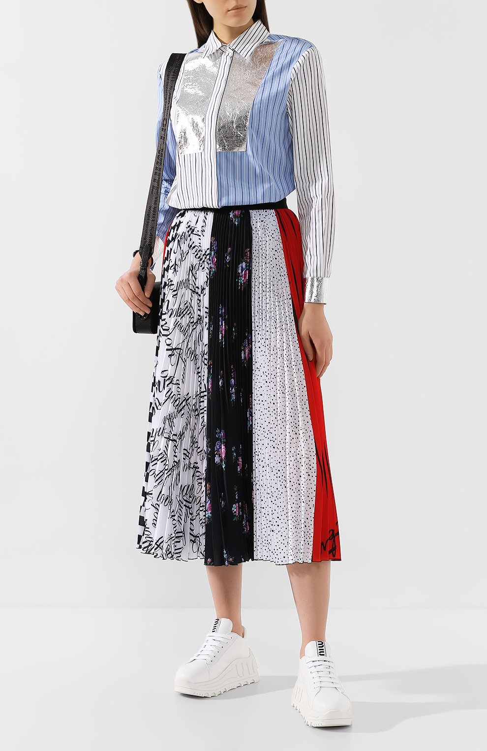 Хлопковая рубашка MSGM, арт. 2741MDE06Y 195619, фото 2