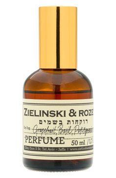 Концентрированные духи грейпфрут, базилик, петитгрейн (50ml) ZIELINSKI&ROZEN бесцветного цвета, арт. 4650139030667 | Фото 1 (Тип продукта - парфюмерия: Духи; Региональные ограничения белый список (Axapta Mercury): Не проставлено; Нос: Не проставлено; Ограничения доставки: flammable)