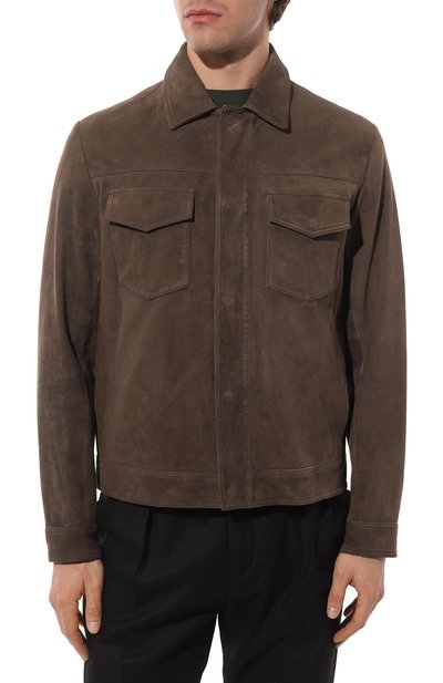 Замшевая куртка BOSS, арт. 50485066, фото 3