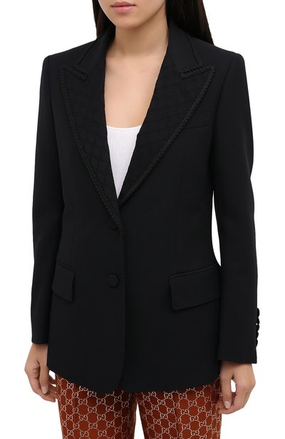 Жакет из шелка и шерсти GUCCI, арт. 619255/ZAEV5, фото 3