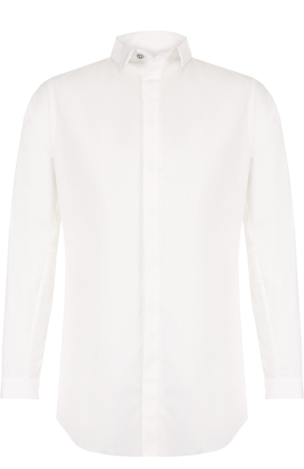 Хлопковая рубашка с необработанным краем MANUEL MARTE, арт. S7202, фото 1