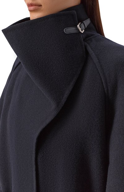 Шерстяное полупальто LE17SEPTEMBRE темно-синего цвета по цене 96650 руб., арт. LS2579CT003ENA, фото 5 Шерстяное полупальто LE17SEPTEMBRE, арт. LS2579CT003ENA, фото 5