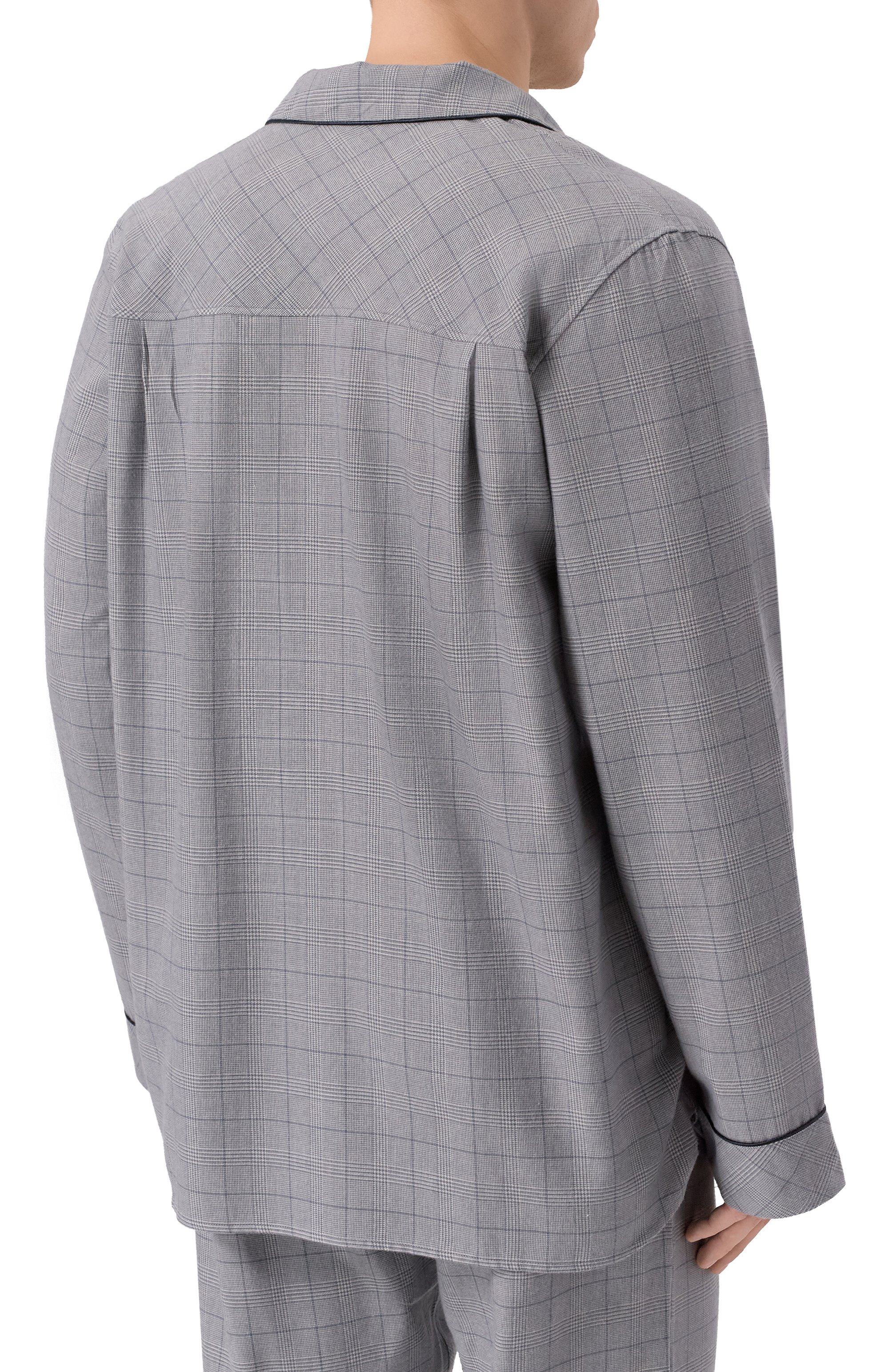 Пижама из хлопка и шерсти ZIMMERLI, арт. 4600-21001, фото 4