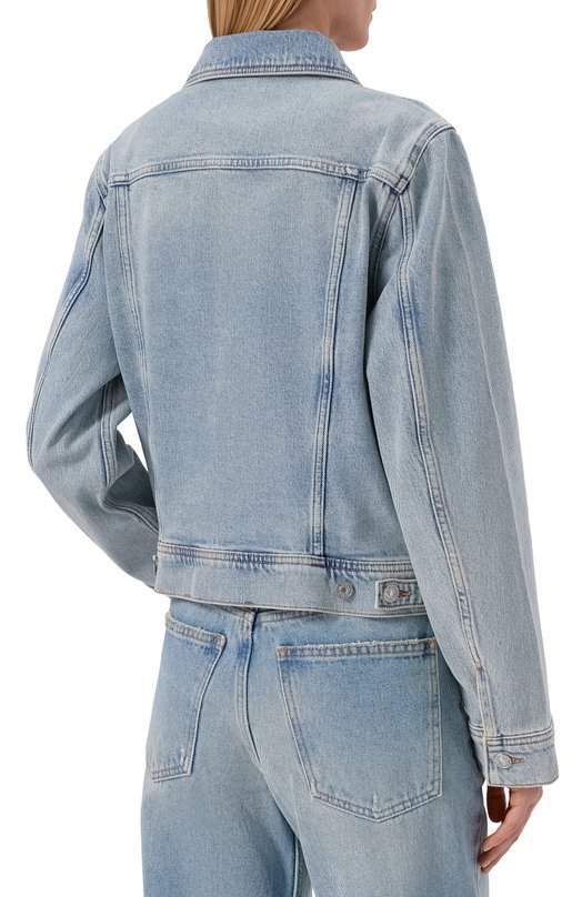 Джинсовая куртка Bonnie 7 For All Mankind 7UJ60C10-0D2 Голубой  7UJ60C10-0D2 Фото 4