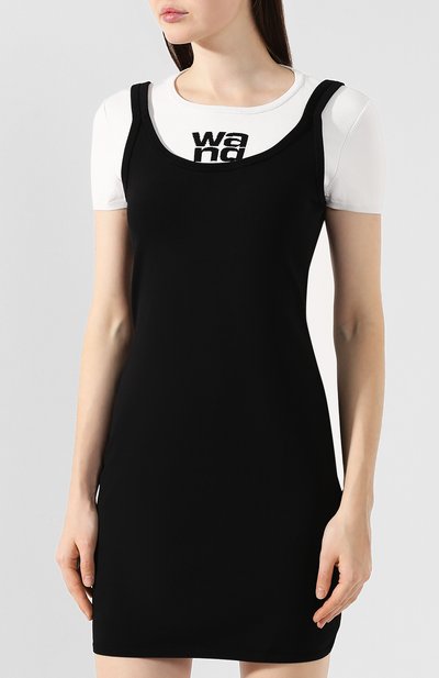 Платье ALEXANDERWANG.T черного цвета по цене 39950 руб., арт. 4KC2196013, фото 3 Платье ALEXANDERWANG.T, арт. 4KC2196013, фото 3