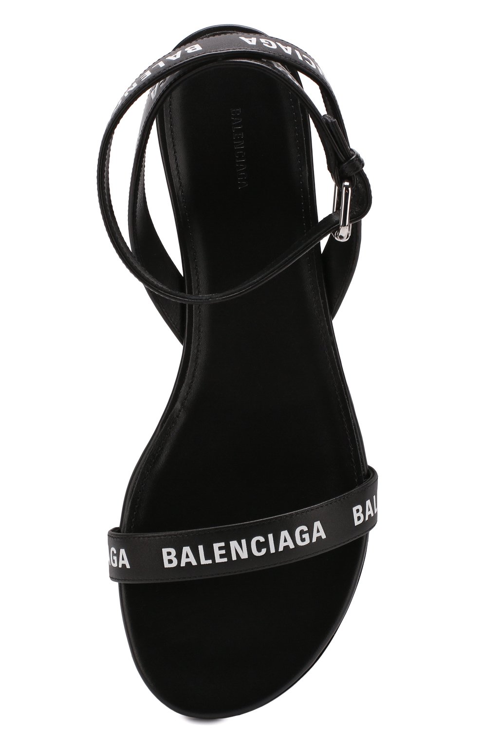 Кожаные сандалии round BALENCIAGA, арт. 551154/WBAE1, фото 5