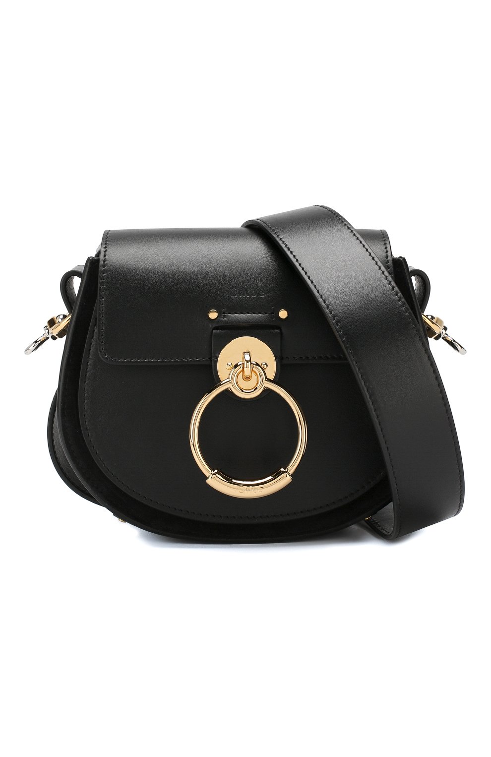 Сумка tess small CHLOÉ черного цвета по цене 192500 руб., арт. CHC18WS153A37, фото 7 Сумка tess small CHLOÉ, арт. CHC18WS153A37, фото 7
