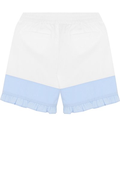 Хлопковые шорты с оборками и бантом на поясе SIMONETTA MINI, арт. 2I6019/IA100/18M-3, фото 2