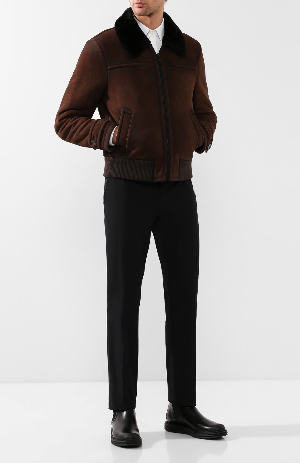 Кожаные челси PRADA, арт. 2TE128-ZJY-F0002, фото 2