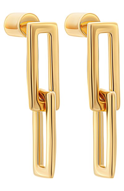 Серьги JIL SANDER золотого цвета по цене 61550 руб., арт. J11VG0242 P4877, фото 3 Серьги JIL SANDER, арт. J11VG0242 P4877, фото 3