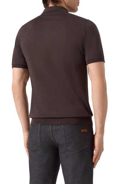 Шелковое поло CORNELIANI, арт. 25M541-2525170, фото 4