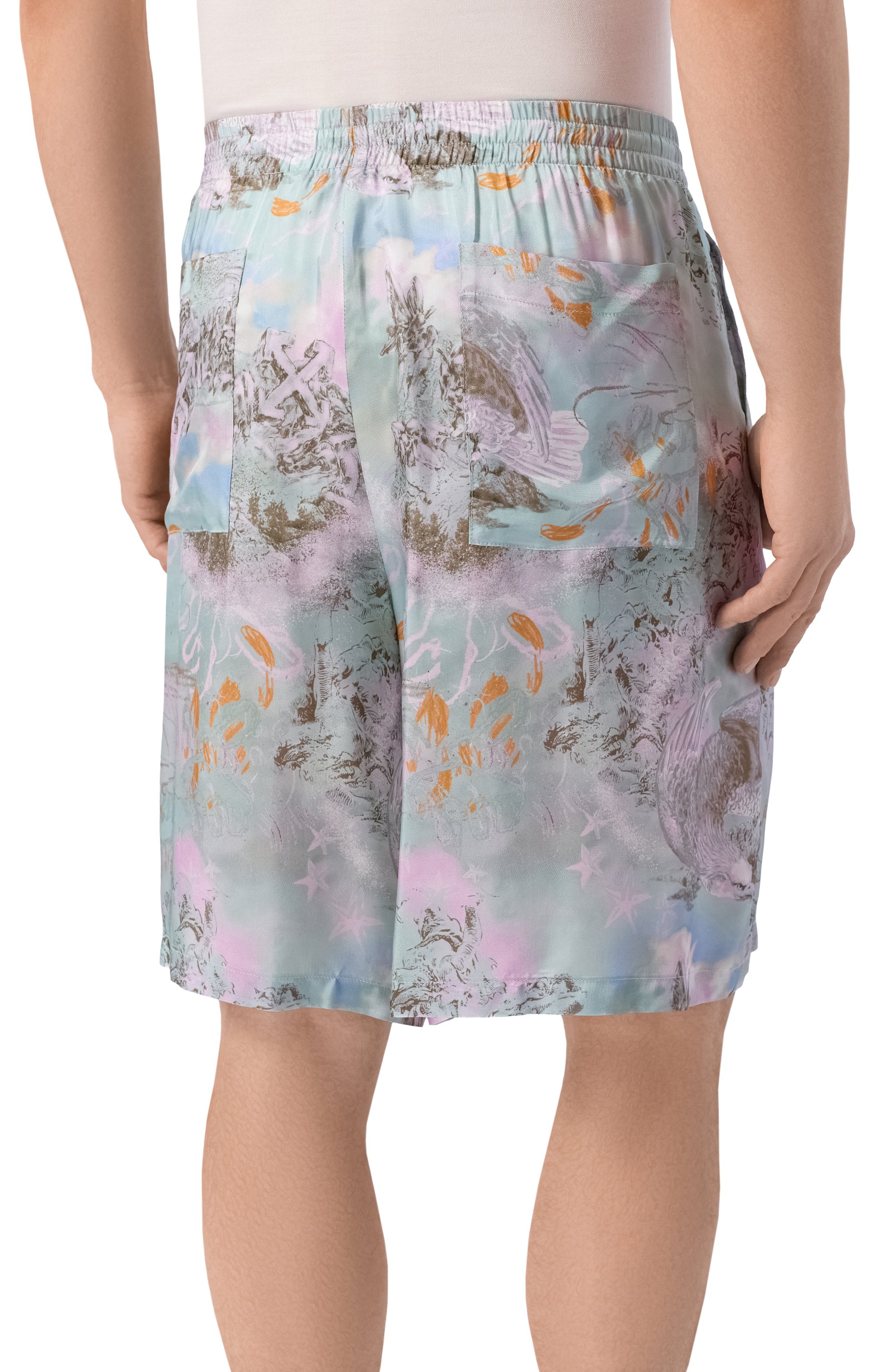 Шорты из вискозы OFF-WHITE, арт. 0MCB092S26FAB004, фото 4